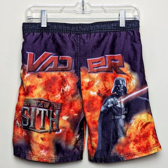 Revenge Sith Darth Vader Swimsuit Swim Trunk Shorts Bathing Suit Star Wars VTG - Picture 5 of 9
